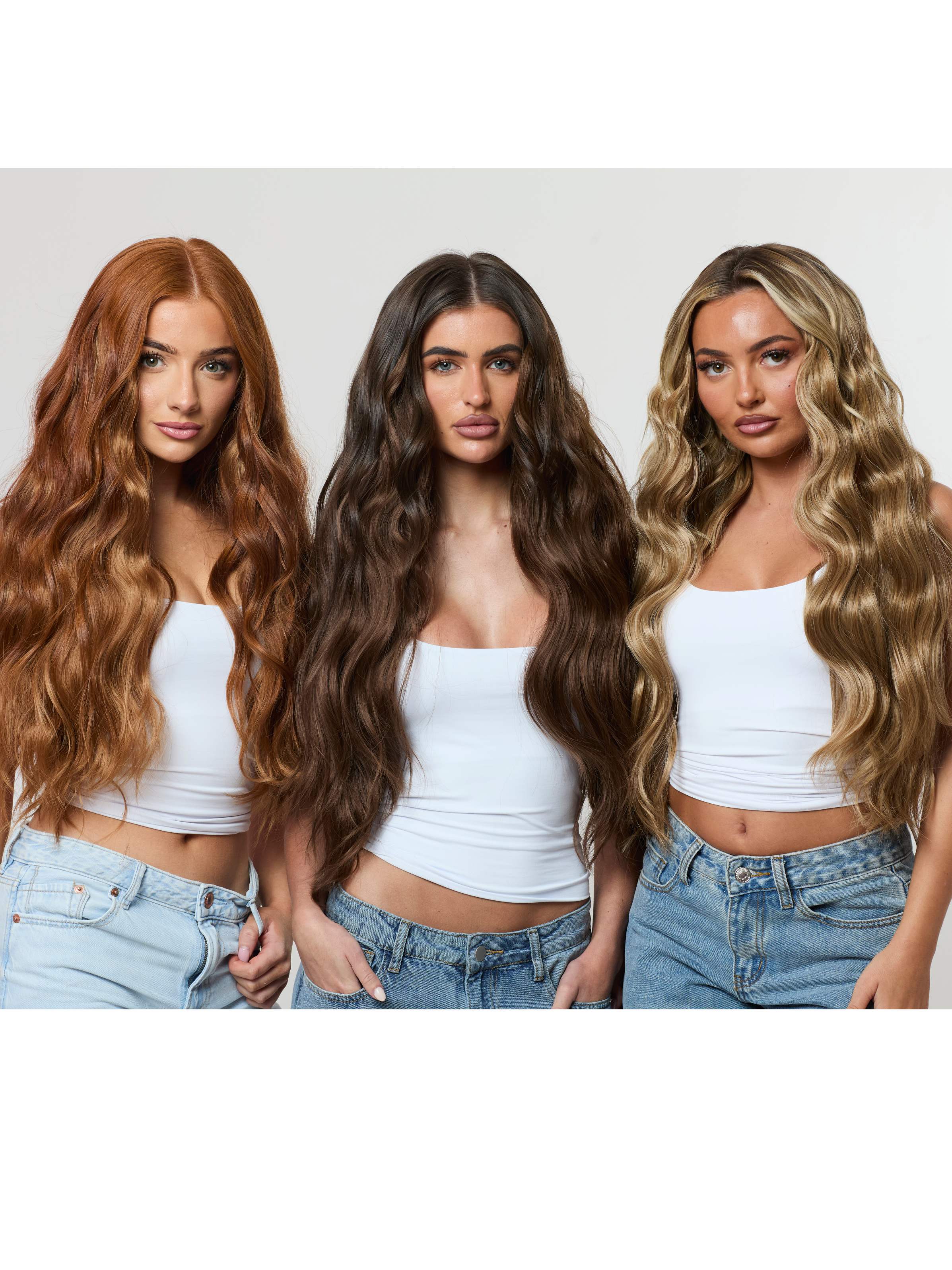 Deluxe Brushed Out Wave 22" Clip-in Hair Extensions - Image 4