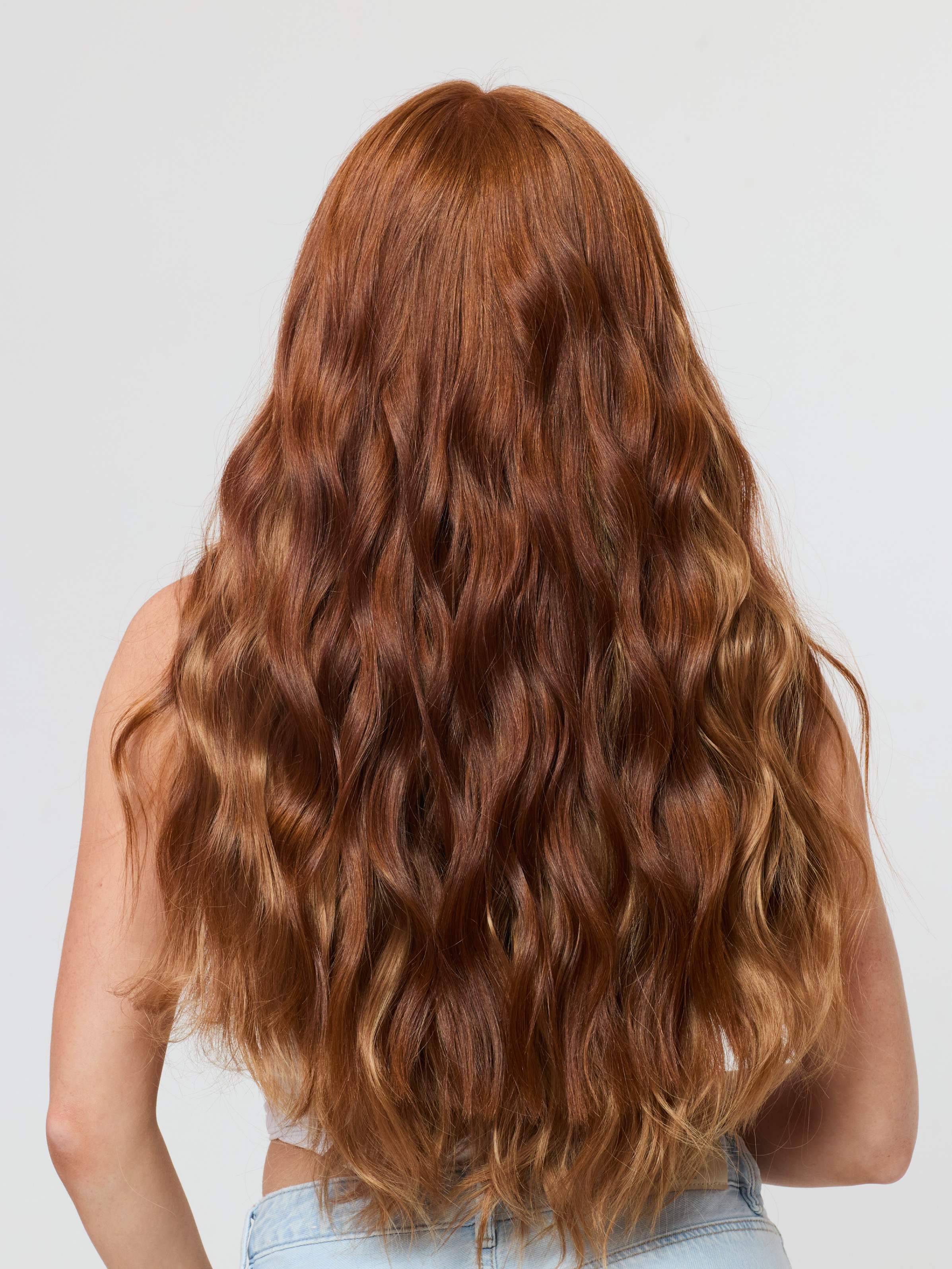 Deluxe Brushed Out Wave 22" Clip-in Hair Extensions - Image 5